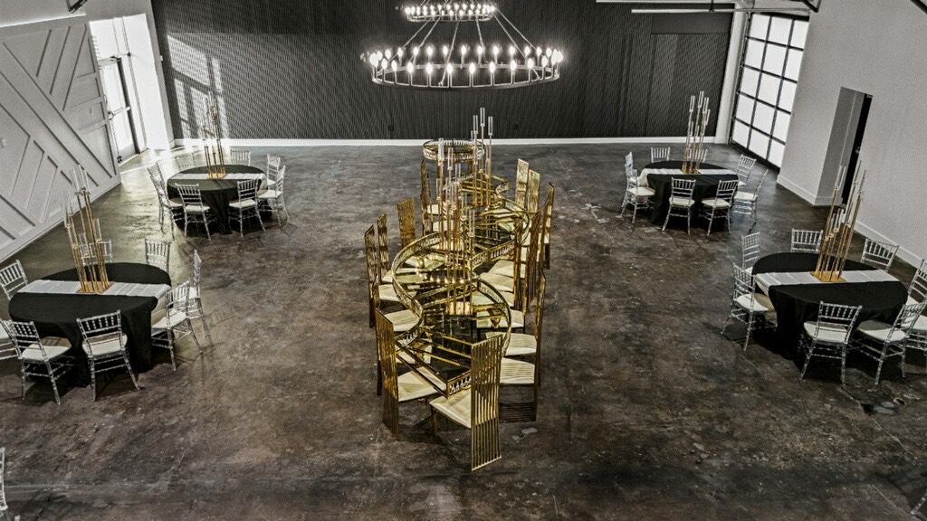 Copacabana Hall event hall — indoor reception setup