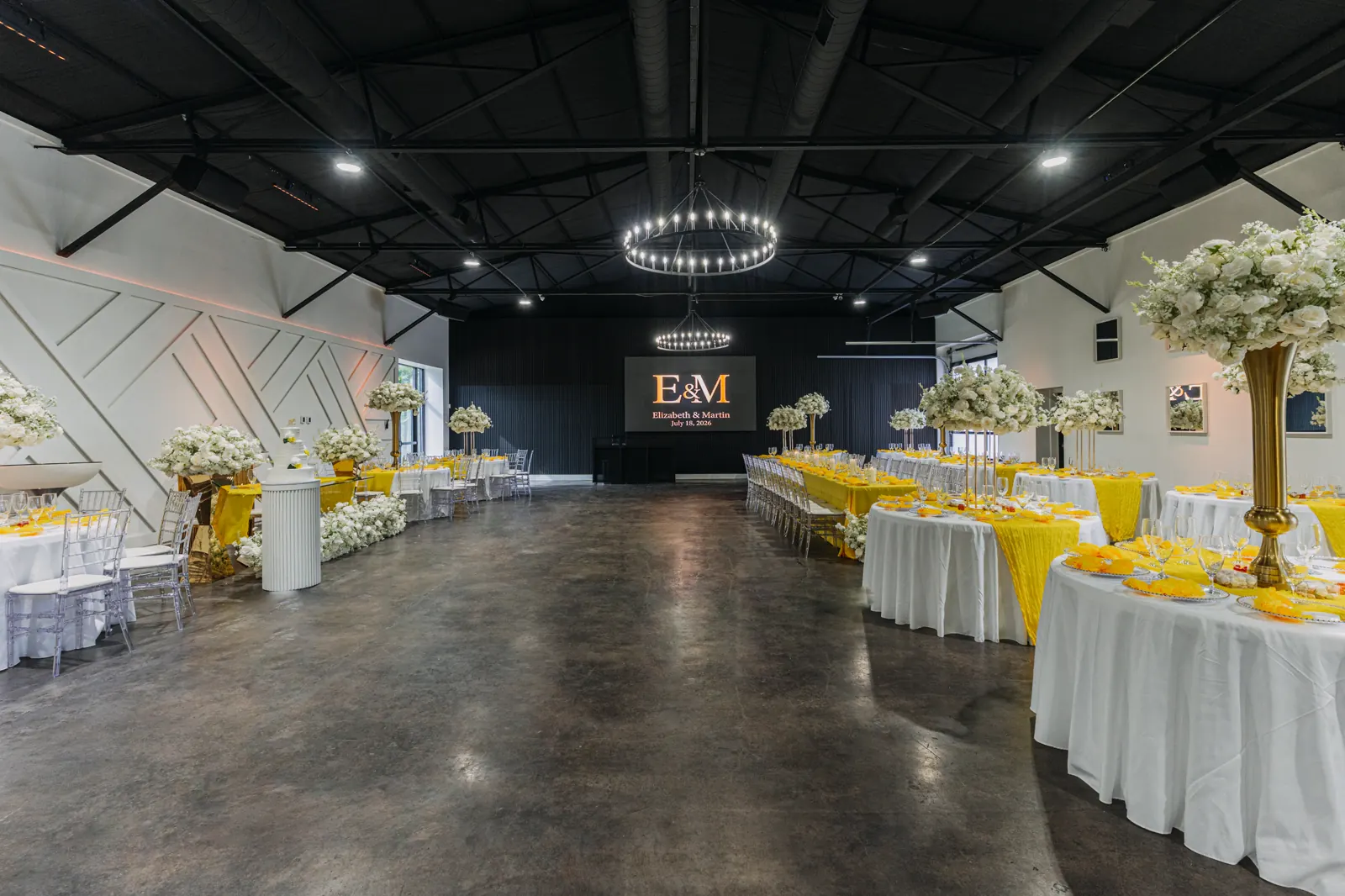 Wedding ballroom at Copacabana Hall