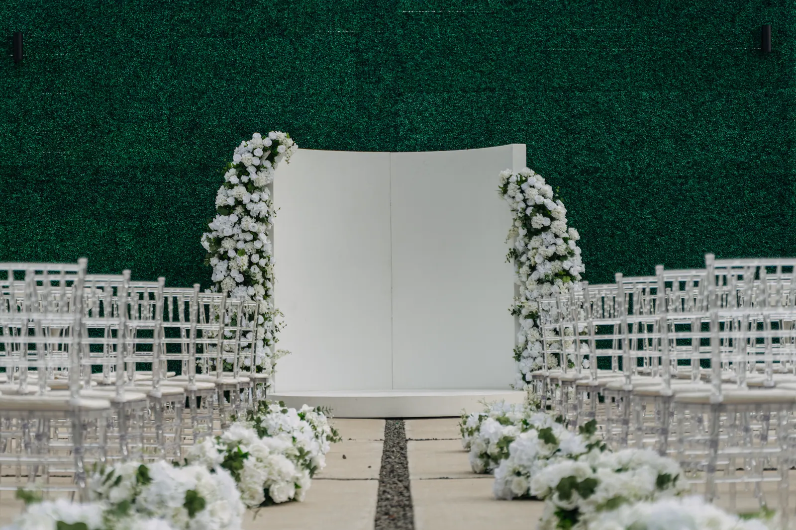 Elegant wedding reception at Copacabana Hall Houston