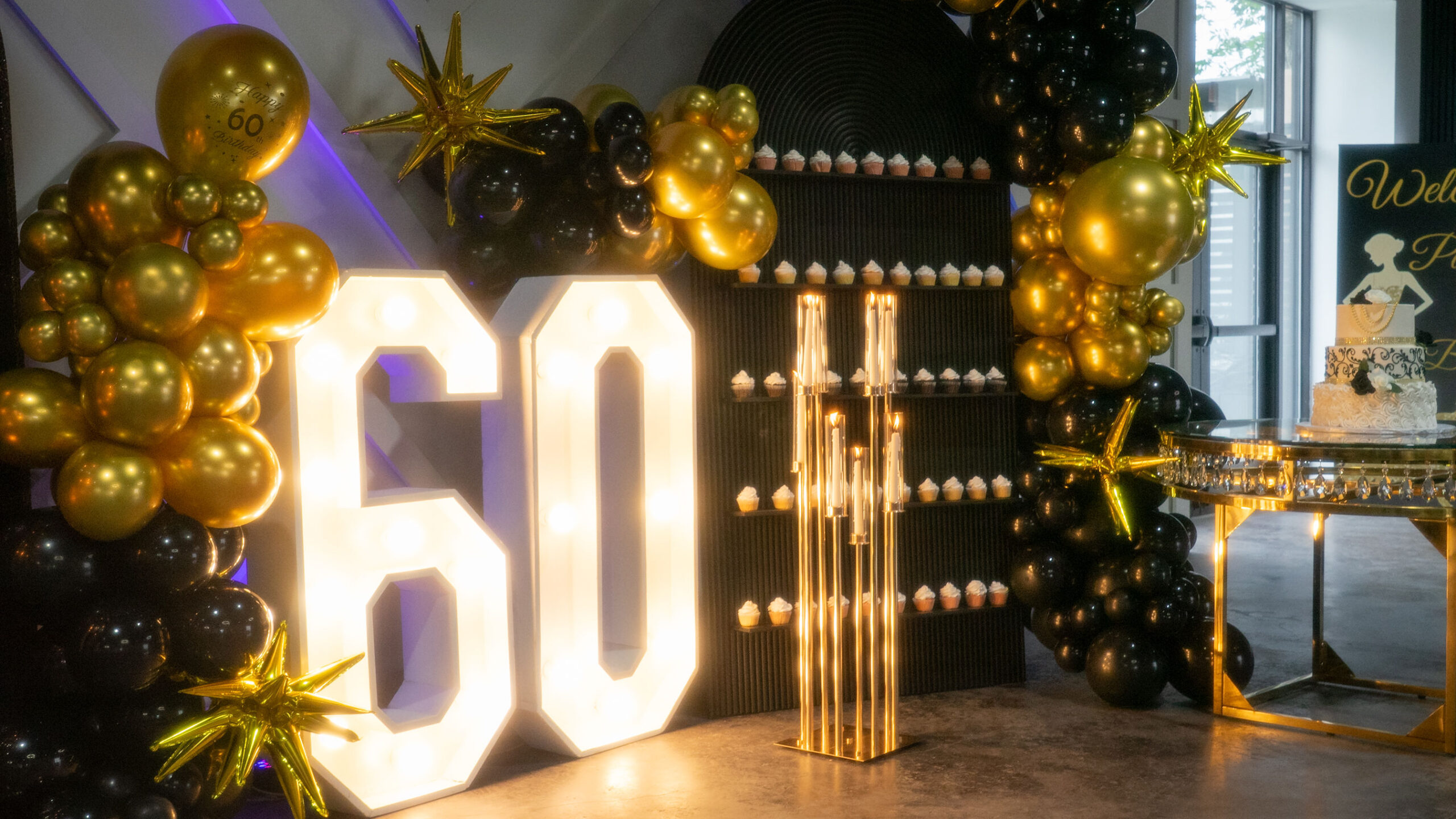 Elegant birthday celebration at Copacabana Hall