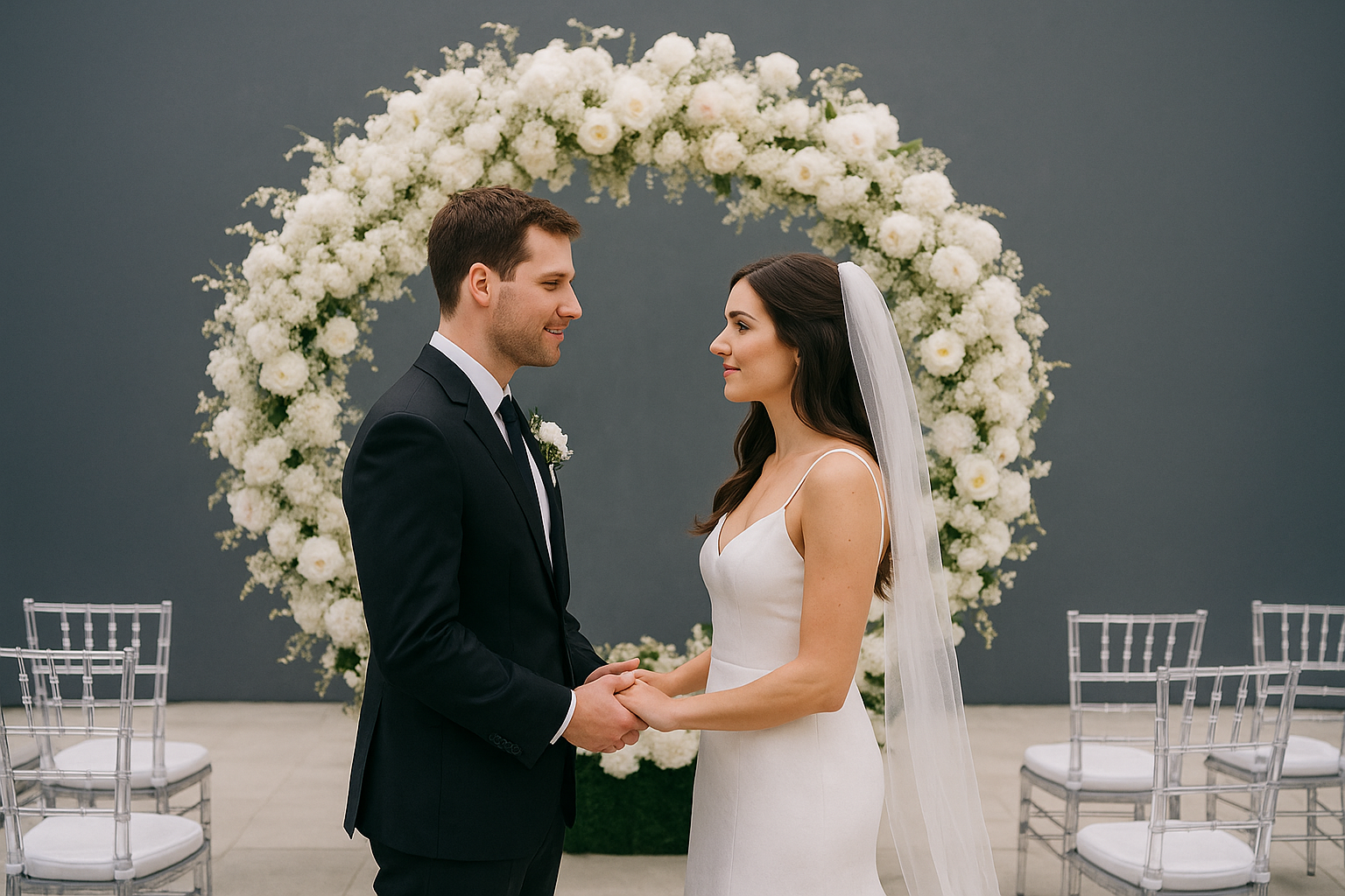Elegant wedding celebration at Copacabana Hall